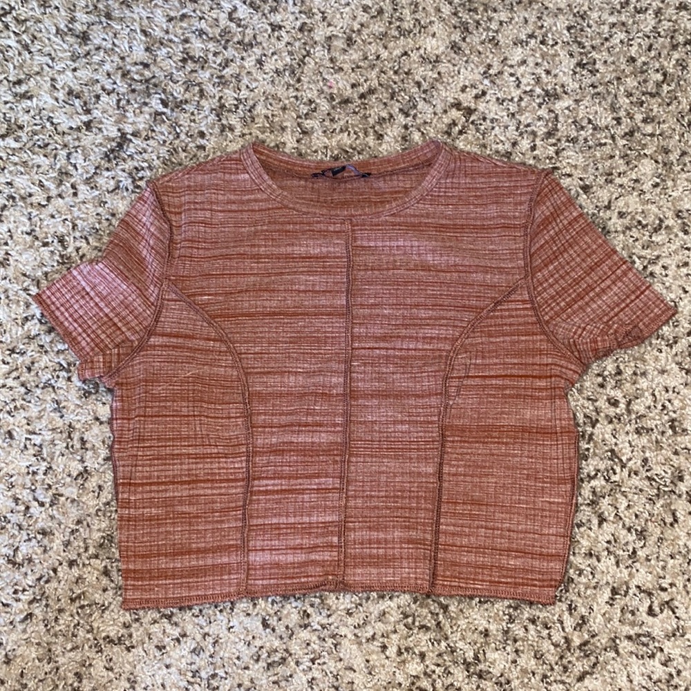 Cropped stitch top